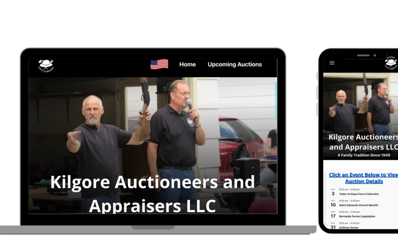 Auctioneer Website