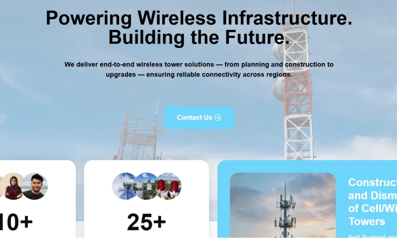 BinaryGrace - Caribbean Wireless Service Provider Website Development