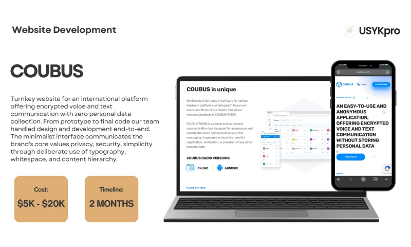 USYKpro - COUBUS | Privacy Tech & SaaS