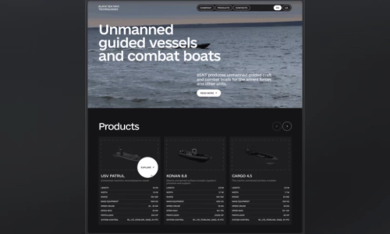 Website Design & Development for BSNT Drones