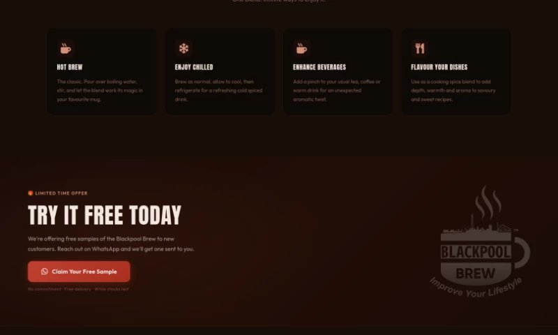 Ecommerce Website - BlackpoolBrew