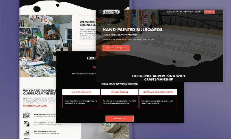 Craft Ads Website Redesign and Conversion Optimization
