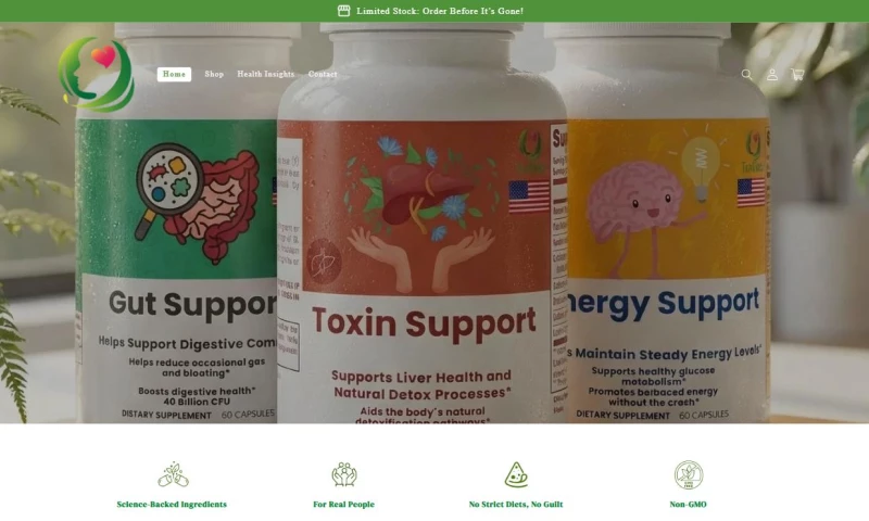Digital Heroes - ToxVeto - Health Supplement Shopify Store