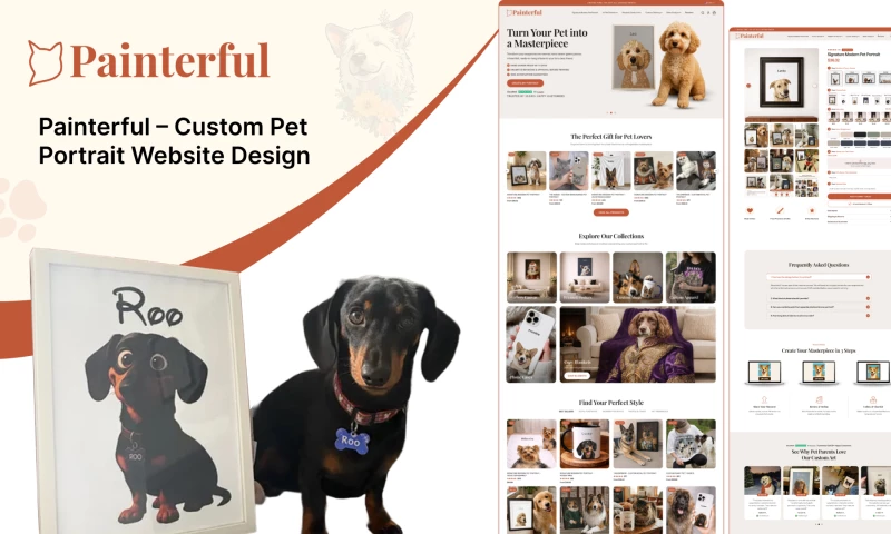 eWebWorld - Painterful | Custom Giting Brand | Web Design and Development