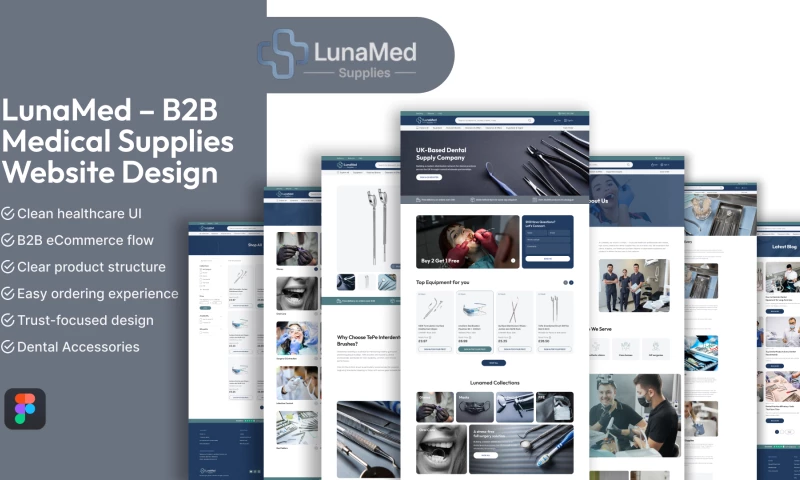 LunaMed Collections | Web Design and Development
