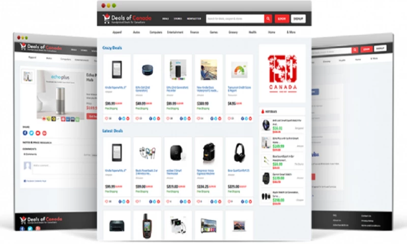 Deals of Canada : An Online Deals and Coupons-based Website for Canada