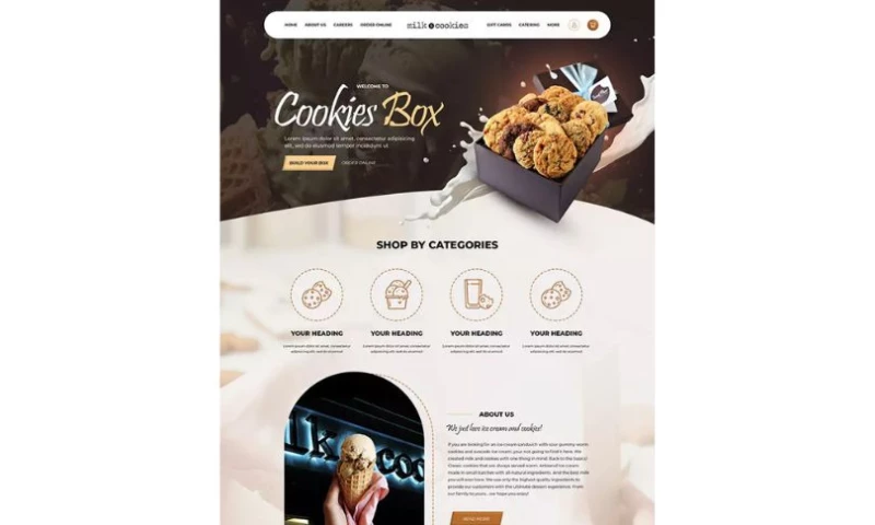 Web Design Vibe - Cookies Box