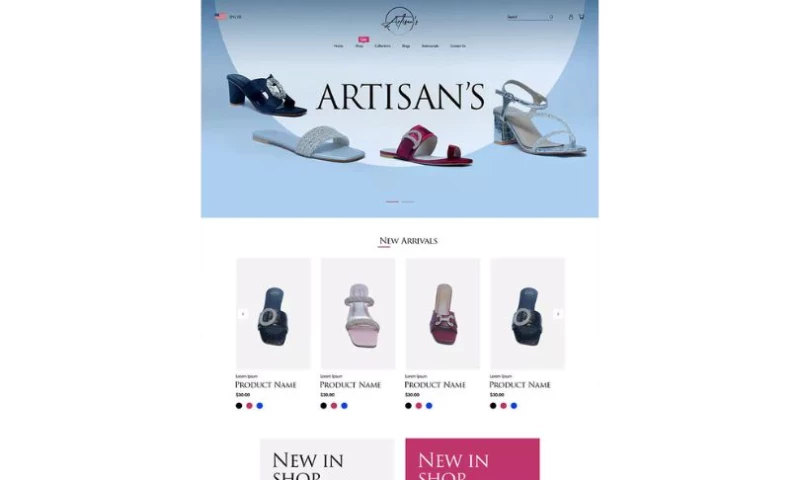 Web Design Vibe - Artisan's