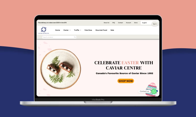 eCommerce Development Pros - Caviar Centre