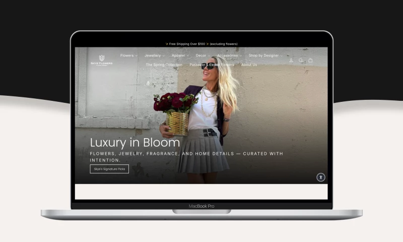 eCommerce Development Pros - Skye Flowers