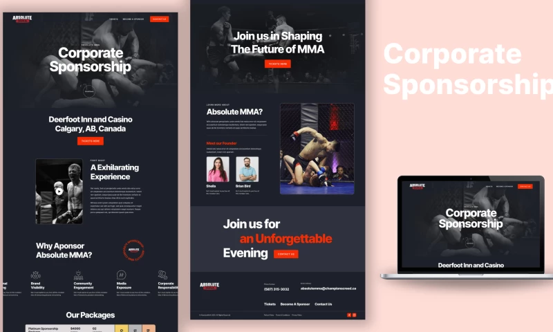 eWebWorld - Absolute MMA | Website Design