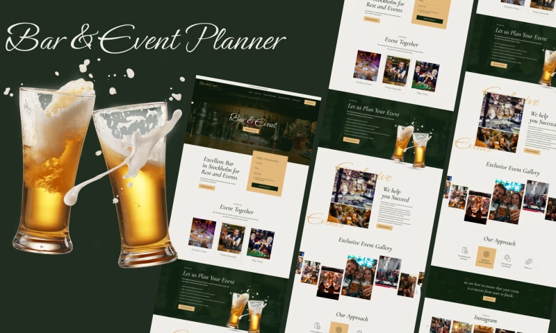 eWebWorld - Bar & Event | Web Design