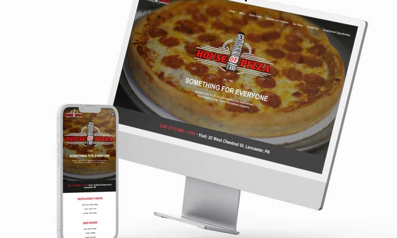 AMP Services - House Of Pizza Website