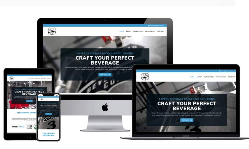 Bend Tooling WordPress Website