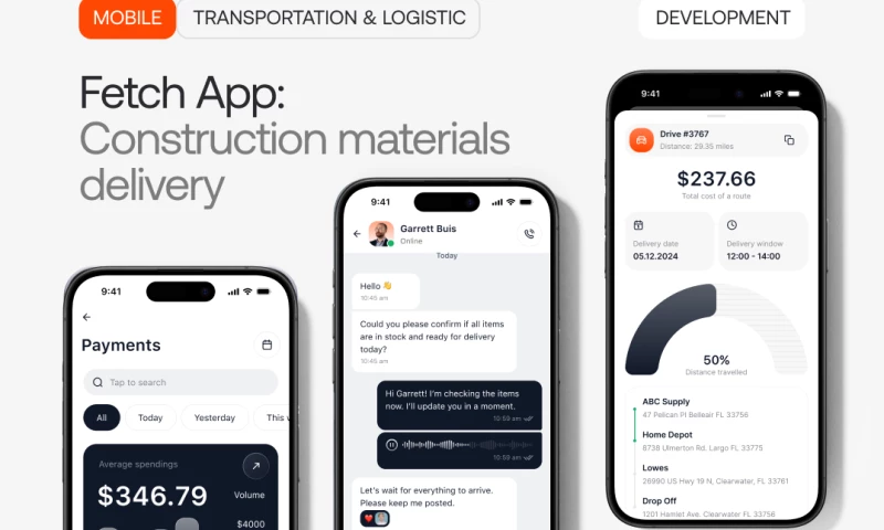 FetchApp: Construction materials, sourced and delivered in Tampa Bay