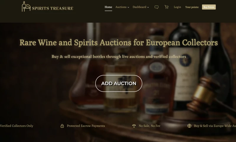 ByteWave - Spirits Treasure - Premium Spirits Marketplace