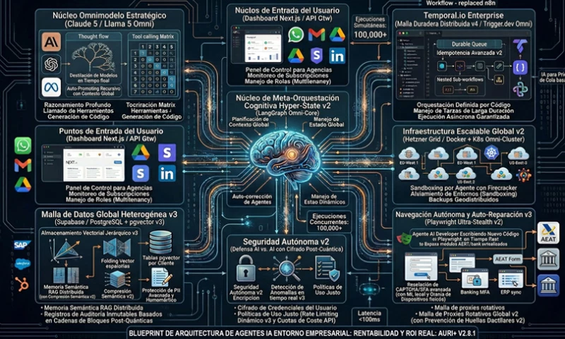Empleado Inteligente - Ecosistema de Agentes de IA: Arquitectura Omni-Core