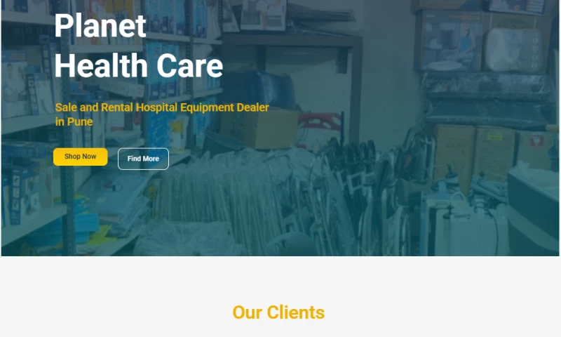 Spyraabizz - Planethealthcare website design