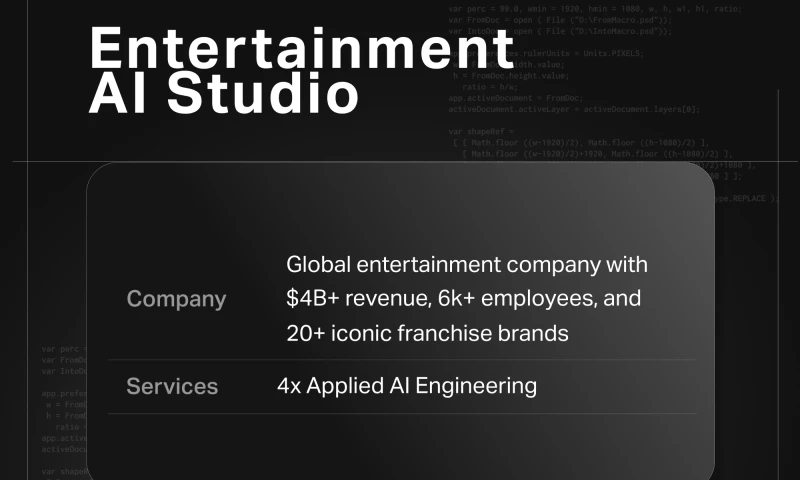 GoGloby - Founding AI Studio for Entertainment Company