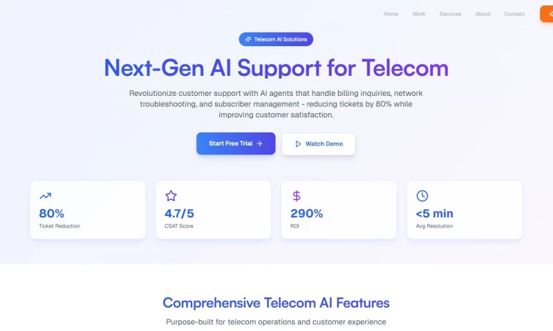 Glluz Tech AI - Telecoms AI Agents