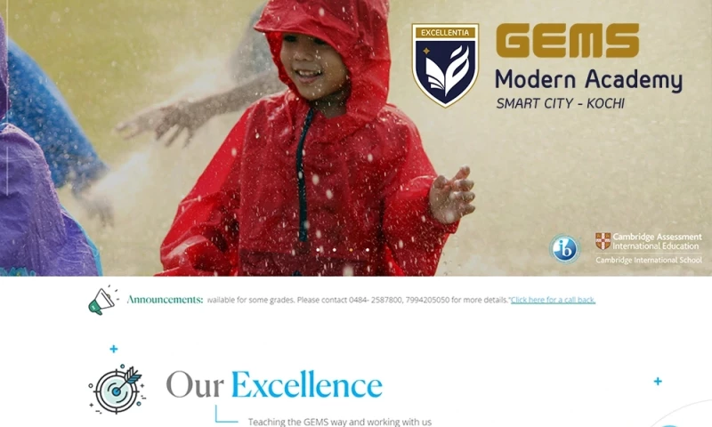 Inter Smart - Web Designing & Development of GEMS International School