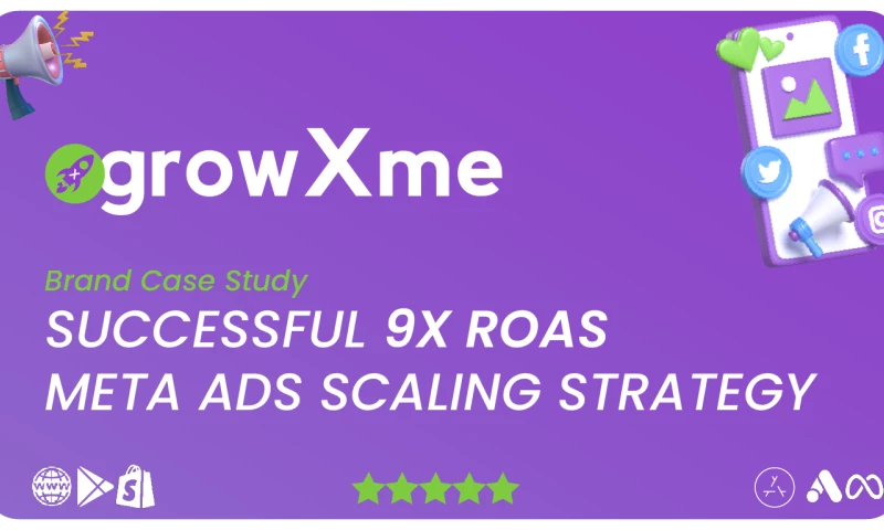 GrowXme - Scaling a D2C Brand Profitably with Meta Ads While Reducing CPA by ~50%