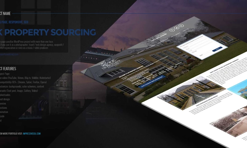 Impressive Sol - UK Property Sourcing Website Designing and Development and Marketing