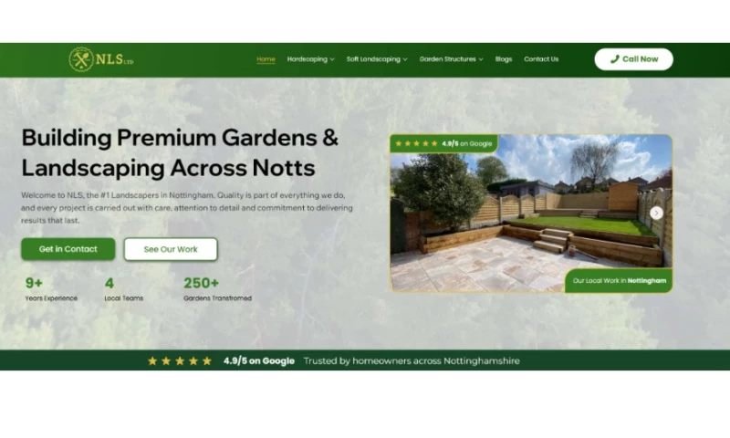 WAT Websites - Nottingham Landscaping Services
