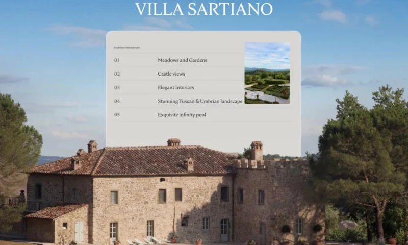 SPLIT Development - WordPress Design & Development for Villa Sartiano