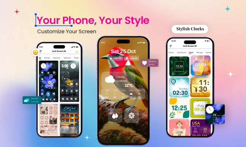 iapp Technologies LLP - Lock Screen 26 Widgets & Icon App