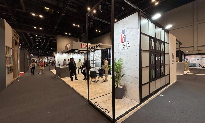 Quattro Stand - TIEIC Ceramics Coverings USA 2026 Exhibition Stand Build & Installation (1000 sqft)