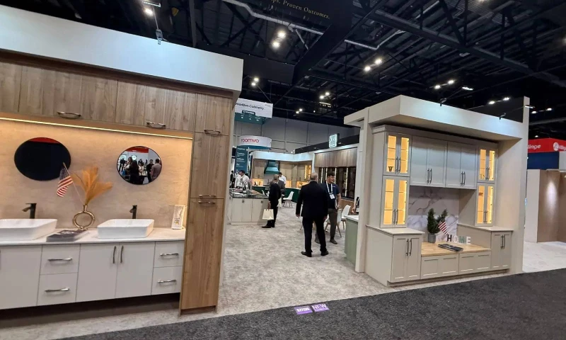 Quattro Stand - Turnkey Booth Build for KNB Cabinets at IBS Orlando 2026 1200 sqft Residential Concept Stand