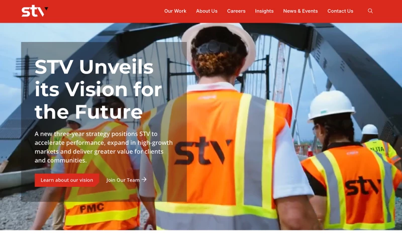Transfuture - Revamped Website Design & Development for STV