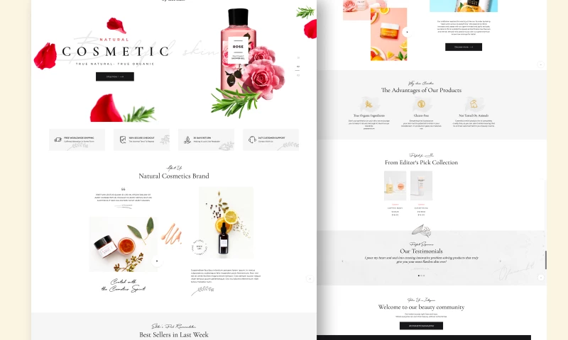 Cosmetics eCommerce Store