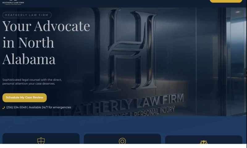 Hatitesburg Web Designer - Heatherly Law