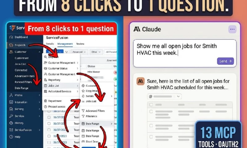 AI Assistant for ServiceFusion: Query Jobs by Chat, Not Clicks