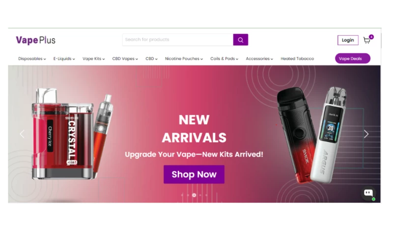 WebCraftio - Vape Plus