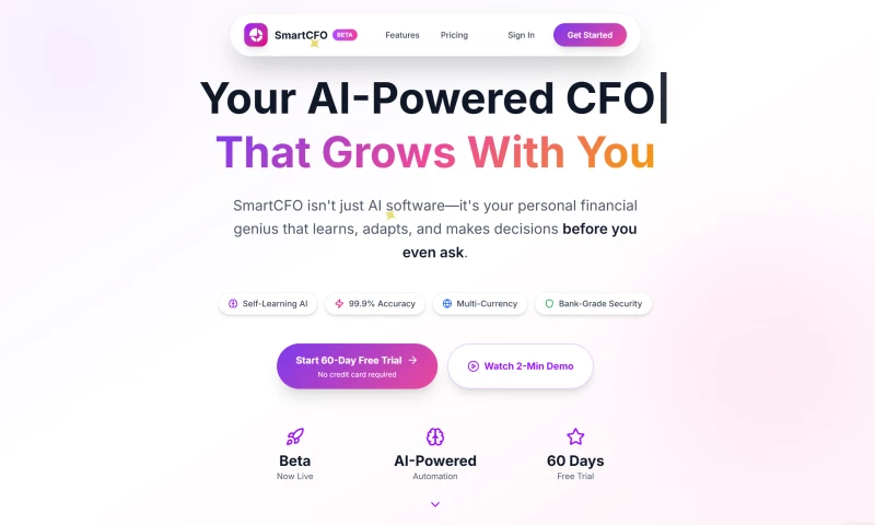 SmartCFO AI-Powered Financial Management Platform