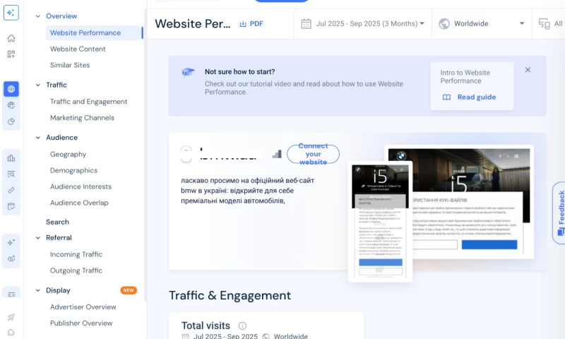 Glivera team - CRM automation - SEO Analytics Data Scraping from SimilarWeb, Ahrefs