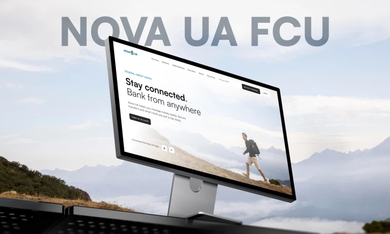 Flying Age - Nova UA FCU Credit union website design