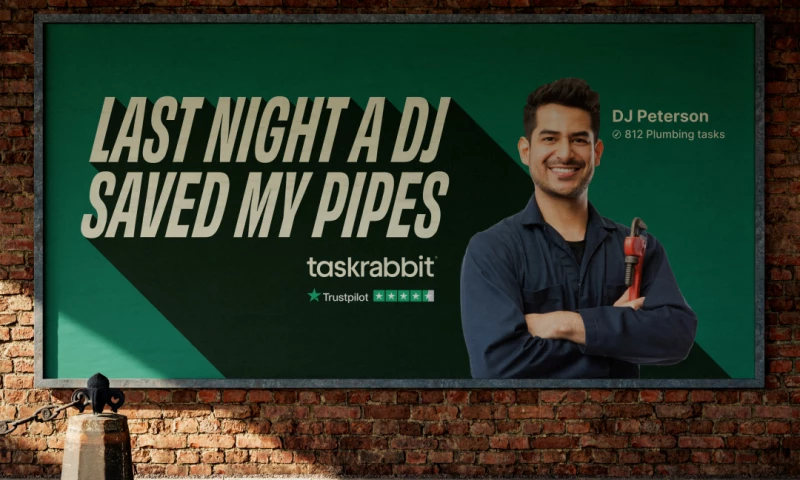 Noise Media - TaskRabbit OOH Viral Catchy Lyrics Billboard Campaign