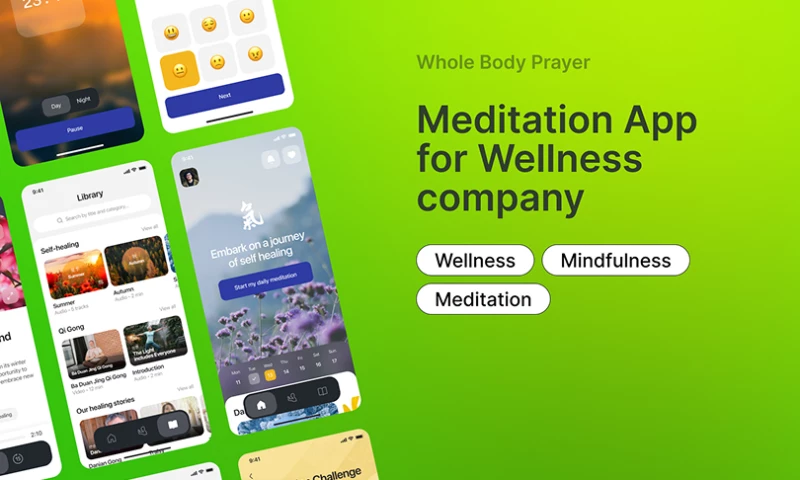 Meditation App for Wellness Company