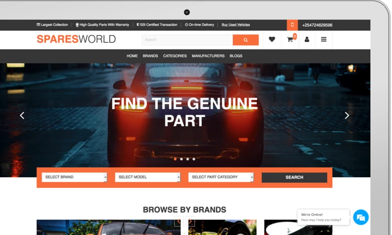 Aalpha Information Systems India Pvt. Ltd - Spares World - Ecommerce Marketplace