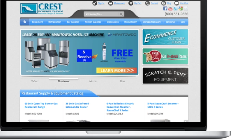 Aalpha Information Systems India Pvt. Ltd - Crest - Ecommerce Website