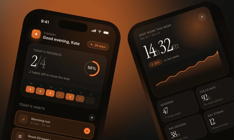 Ember | Habit & Focus App Design