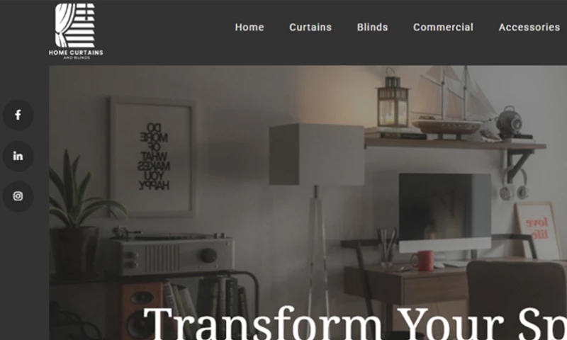 Interactive Media - Home Curtains blinds, and furniture