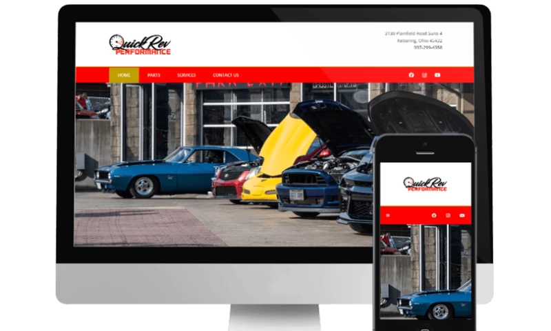 Exalto Designs & Marketing - Performance Automotive Shop Website Design