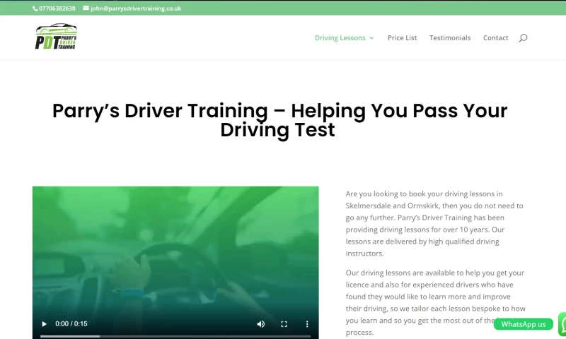 LMNts Marketing - Driving school website