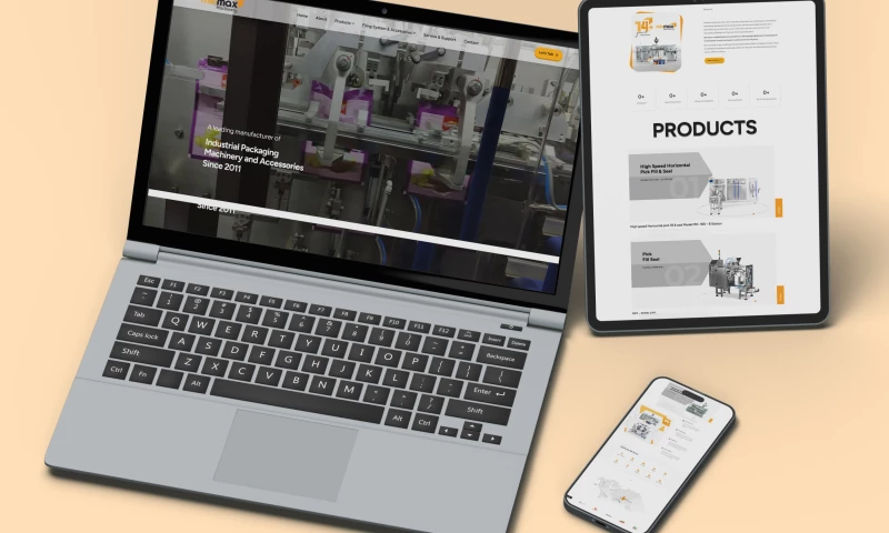 MindstormSoft - MinMax Packaging Industrial Machinery Website