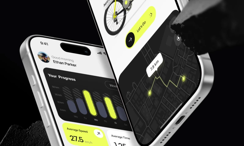Arounda - Rydeon | UX/UI Design for a Cycling Tracker App